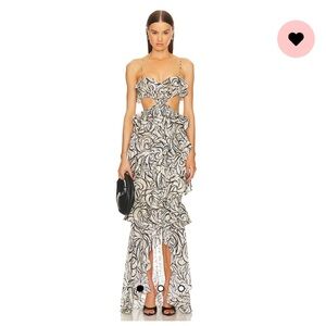 selling revolve x michael costello ‘abby gown’